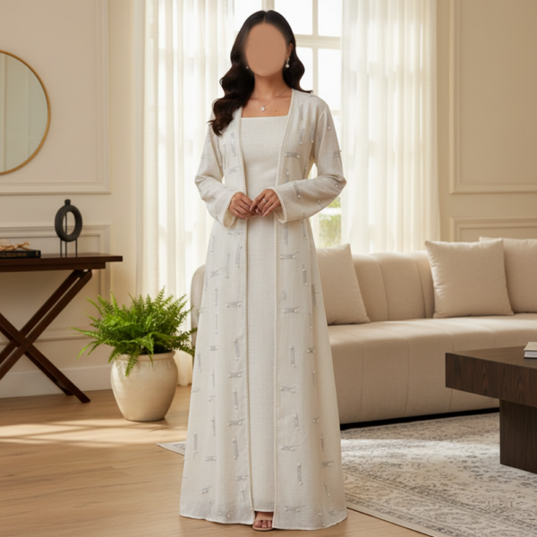 جلابية تطريز فصوص ولول