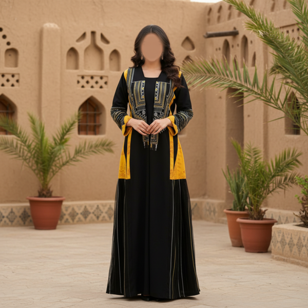 جلابية عسيري اسود