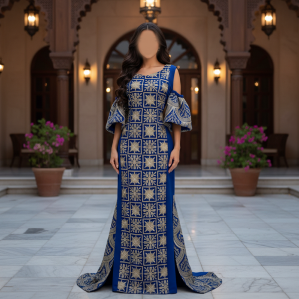 جلابيه تطريز فصوص زركون